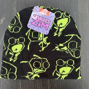 Nickelodeon’s Invader Zim Black and Green Beanie